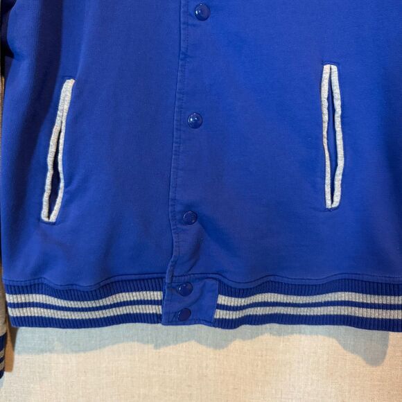 us polo assn 125th anniversary varsity jacket blue grey bomber medium - Picture 5 of 13